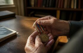 100-летний ветеран Сушков отметил юбилей в Воро...